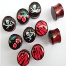 Wholesale enamel wood ear plugs