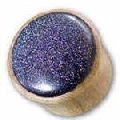 Wholesale glitter wood ear plugs