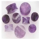 Wholesale purple natural stone ear plugs