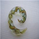 Wholesale new glass spiral earrings