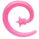 Wholesale new sell  acrylic ear spiral jewelry