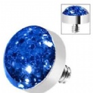 Wholesale glitter dermal anchor tops
