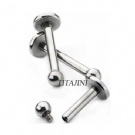 Wholesale titanium internal threaded labret rings