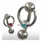 Wholesale titanium Piercing curved barbell