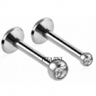 Wholesale titanium jeweled labret rings