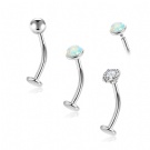 Wholesale ASTM F136 Titanium Belly Button Rings Internal Thread Trendy Navel Bell Button Piercing Jewelry Piercing Body Jewelry