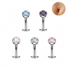wholesale floating belly button navel piercing titanium banana piercing floating navel jewelry titanium piercing