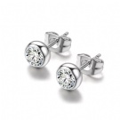 Wholesale Customized G23 Titanium Alloy Spherical Pattern with 5A Zirconia Body Perforated Jewelry