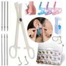 Wholesale G23 Titanium Ear Cartilage Puncture Nasal Lip Puncture Nail 32 Pieces Complete Set of Tools