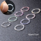 Wholesale 10 Pieces/set of Medical Bioplastic Flexible Fashionable Nose Rings Male and Female Universal Color Nasal Septum Rings