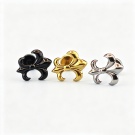 Wholesale ASTM F136 Titanium Embedded Non Threaded Earrings Pirate Anchor Shaped Piercing Earrings Fashionable Body Jewelry
