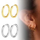 Wholesale G23 Titanium Circle Earring Ear Cartilage Diaphragm Clicker Piercing Jewelry
