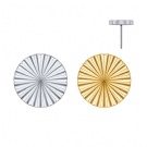 Wholesale Customized F136 Titanium Non Threaded Sun Burst Disc Top Push in Ear Screen Cartilage Perforation Accessory