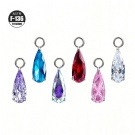 F136 Titanium Ear Cartilage Puncture Dangle Part Zircon Earrings Pendant Suitable for Men and Women Earrings Wholesale