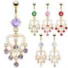 Wholesale pendant lamp navel rings jewelry