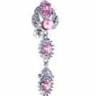 wholesale reserve pearl dangle navel rings