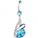wholesale 2013 new products dangle navel rings