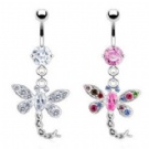 wholesale new fashion dragonfly navel rings