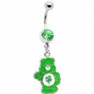 wholesale new bear dangle navel rings jewelry