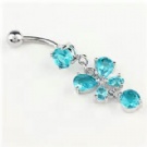 wholesale butterfly dangle belly navel rings