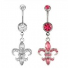 wholesale new latest dangle belly navel rings