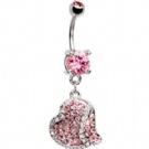 wholesale new heart fancy belly navel rings