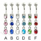 wholesale best dangle belly navel rings