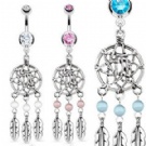 wholesale unique dream cather dangle navel rings