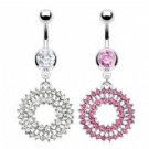 wholesale popular dangle belly navel rings