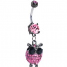 wholesale hot turtle dangle navel body jewelry