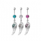 wholesale hot wing dangle navel body jewelry