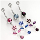 wholesale hot sexy dangle navel body jewelry