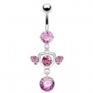 wholesale hot angel dangle navel body jewelry