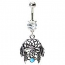 wholesale surgical dangle navel rings