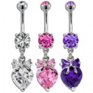 wholesa popular cheapest dangle navel rings