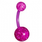 wholesale shinning acrylic belly rings