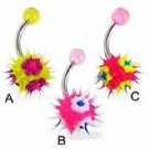 wholesale acrylic chuzzle deluxe belly rings