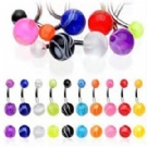 wholesale popular acrylic belly rings
