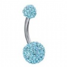 wholesale new fashion surgical blue belly bar