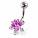wholesale new hot flower navel bar