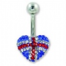 wholesale 2013 heart navel bars