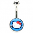 wholesale hello kitty logo navel bar