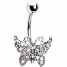 wholesale butterfly belly button navel rings
