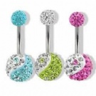 wholesale yingyang body jewelry navel ring