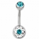 wholesale crystal navel body ring
