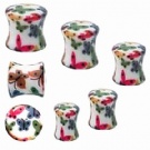 wholesale butterfly acrylic ear plug jewelry