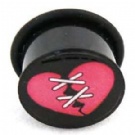 wholesale heart ear plug jewelry