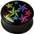 wholesale beautiful star ear plug jewelry