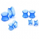 wholesale silicone double flare ear tunnels