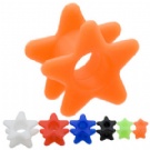 wholesale star shape silicone ear flesh tunnels